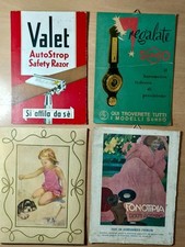 4 pubblicità da banco Primi Del Novecento 