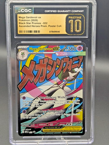 Cgc pristine mega gardevoir - 10,