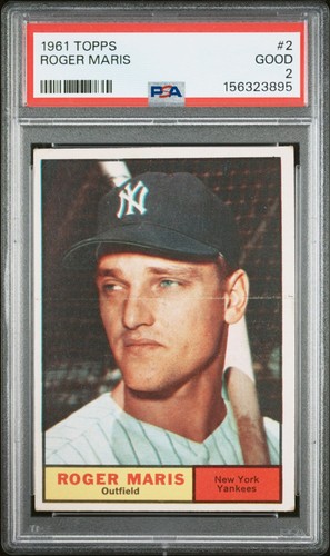 Roger maris 1961 topps - maris,