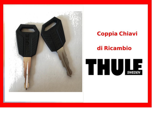 Ricambi thule coppia chiavi - ricambi,
