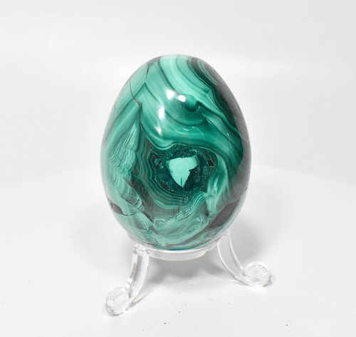 Uovo malachite lucido - malachite,