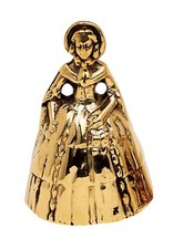 Campana Campanella Campanello Damina in ottone lucido