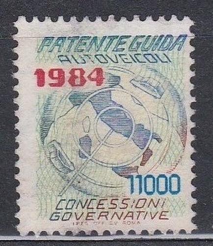 Italia 1984 marca da bollo - marca,