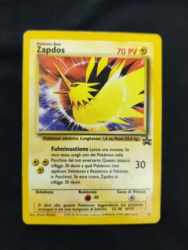 Vendo carta pokémon zapdos - vendo,
