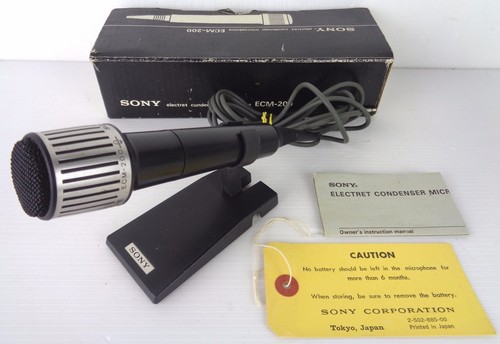 Sony ecm 200 electric - sony,