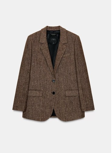 Zara herringbone wool - zara,