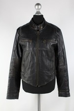 Giacca pelle nera Larina