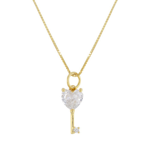 Collana chiave argento