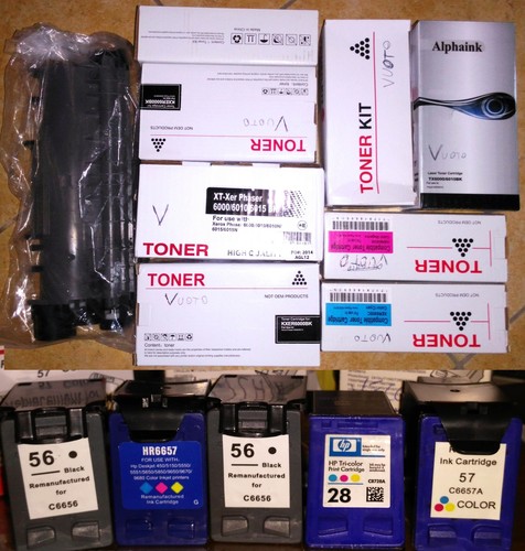 Lotto toner cartucce - cartucce, inkjet
