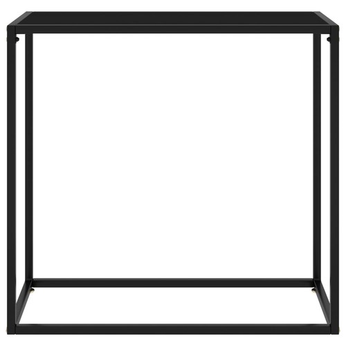 Tavolo consolle nero - tavolo, 80x35x75