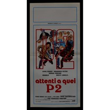 locandina ATTENTI A QUEI P2 anna maria rizzoli pippo franco bombolo B119