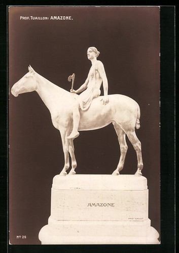 Cartolina amazone del prof - cartolina,