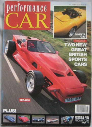 Performance car magazine - car, july