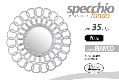 Specchio parete tondo bagno - specchio,