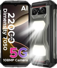 DOOGEE VMAX S Rugged Smartphone 5G, 24GB+256GB, 22000mAh Batteria 33W, 1200LM Lu