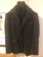 Giacca Uomo in Lana Joe Arness Taglia 48 - Colore grigio fantasia scozzese