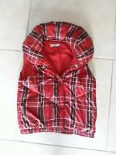 lotto 849b piumino cappotto smanicato bimba bambina rosso OVS 7/8 anni
