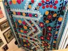 Enorme arazzo da parete Suzani