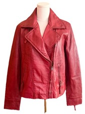Giacca da moto in pelle di