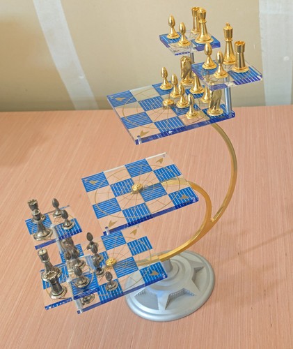 Set scacchi tridimensionali - set, 3d