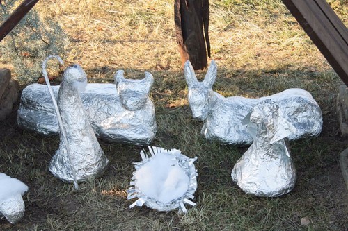Presepe moderno effetto
