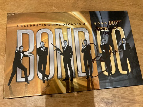 Signed james bond 007 blu - signed,