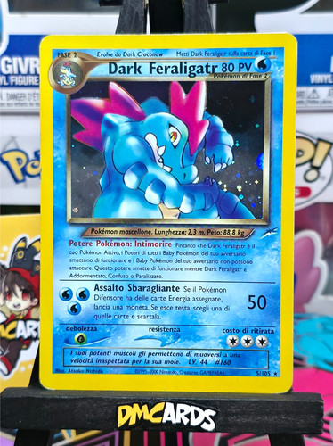 Pokemon dark feraligatr 105 - dark,