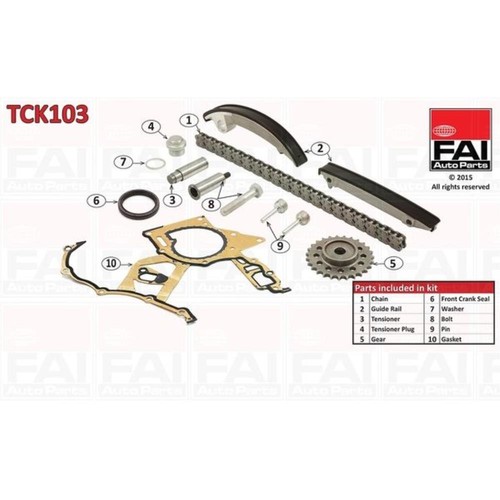 Fai autoparts kit catena - fai,