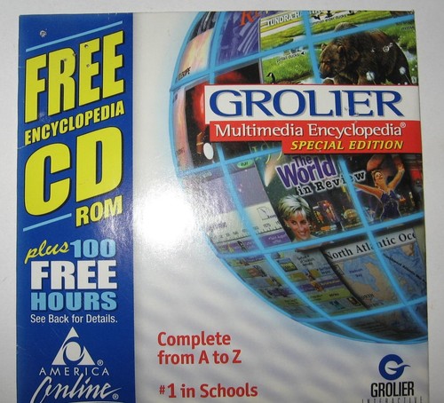 Vintage 1998 grolier - cd,