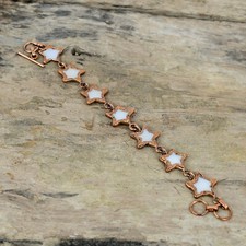 Bracciale in rame Pentagono
