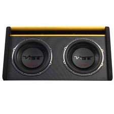 Vibe Subwoofer Enclosure Slick CON Twin 12 Pollici Passivo Sub Bass Box 1000w RMS