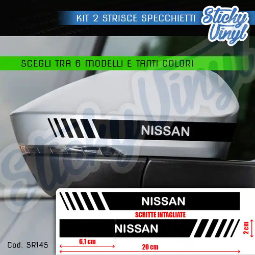 Adesivi strisce specchietti - adesivi,