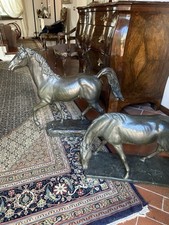 Sculture Equestri (Fattrice E Puledro) Dello Scultore Gino Colognesi