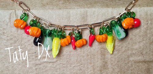 Bracciale con charms frutta - bracciale,