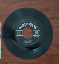 3460 45 giri THE BEATLES - MICHELLE RUN FOR YOUR LIFE SOLO VINILE NO COVER VG+