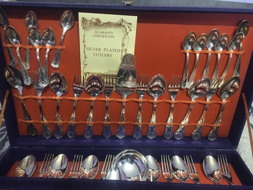 Servizio posate argento 800 - posate,