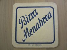 Vecchio sottobicchiere Birra Menabrea anni '60