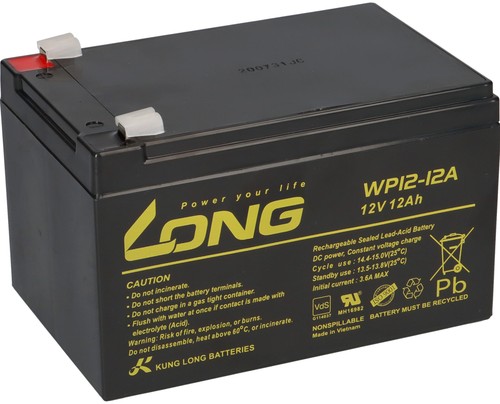 Piombo gel batteria - gel, 12ah