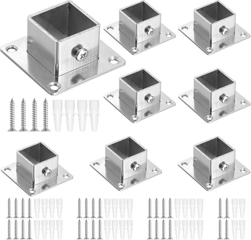 Pezzi basi palo quadrate - quadrate, 1"