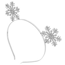  Fasce per fiocchi di neve di Natale Fascia per capelli con fiocchi di neve