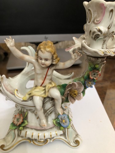 Candelabro porcellana - candelabro,