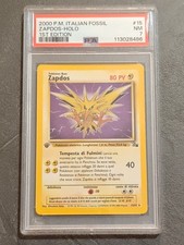2000 Zapdos Holo fossil italiano prima edizione PSA 7