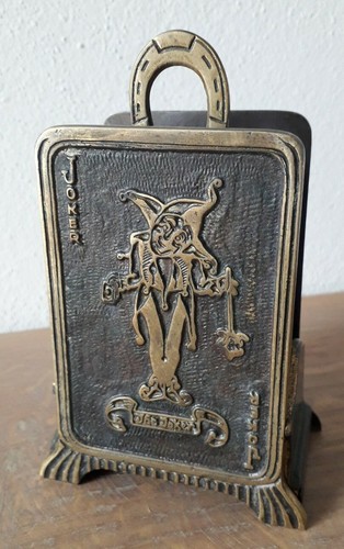 Porta carte gioco - gioco, ottone