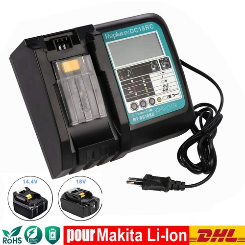 Chargeur 18v pour makita - chargeur, 14,4v