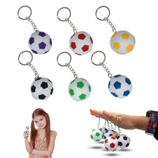 8.5cm Plastic Football Print