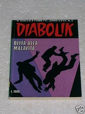 DIABOLIK PRIMA SERIE ORIGINALE ANNO 29° NUMERO 3