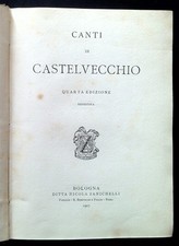 CANTI DI CASTELVECCHIO PASCOLI