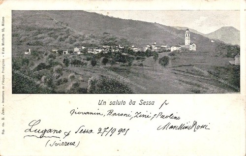 Ee19 cartolina sessa lugano - ee19,