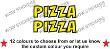 2 adesivi pizza street food