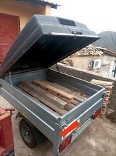 Rimorchio Carrello Appendice Gancio di Traino Targato Con Libretto Regolare